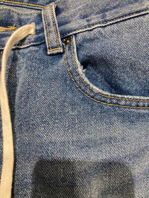 5 1/2（ファイブアンドハーフ）5 1/2 (ファイブアンドハーフ) 12OZ DRAWSTRINGDENIM ブルー サイズ:SIZE 68.5cm (W27)の古着・服飾アイテム