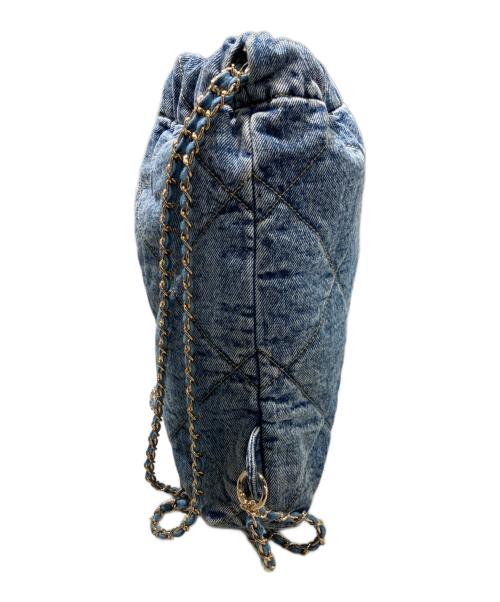 5 1/2（ファイブアンドハーフ）5 1/2 (ファイブアンドハーフ) デニムナップサック ブルーの古着・服飾アイテム