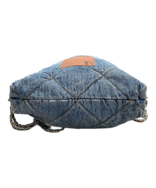 5 1/2（ファイブアンドハーフ）5 1/2 (ファイブアンドハーフ) デニムナップサック ブルーの古着・服飾アイテム