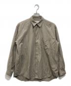 cornierコルニエ）の古着「ウールシャツ」｜グレー