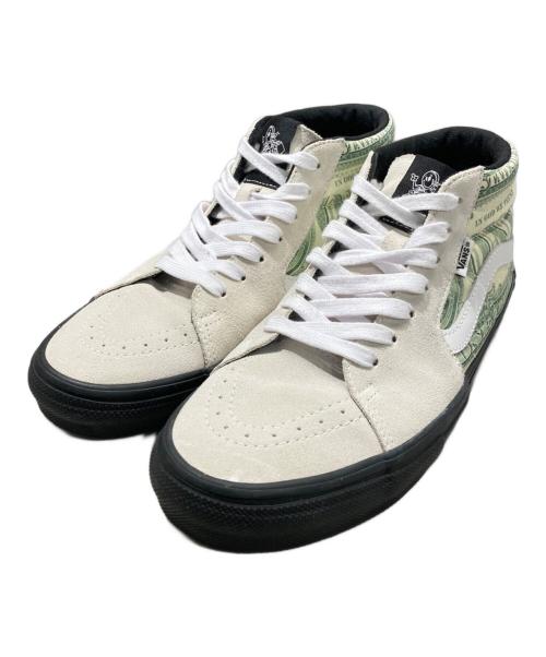 VANS（ヴァンズ）VANS (ヴァンズ) Supreme (シュプリーム) Dollar skate grosso mid ライトグレー サイズ:27.5㎝の古着・服飾アイテム