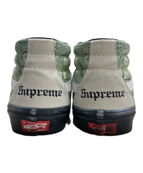 VANS（ヴァンズ）VANS (ヴァンズ) Supreme (シュプリーム) Dollar skate grosso mid ライトグレー サイズ:27.5㎝の古着・服飾アイテム