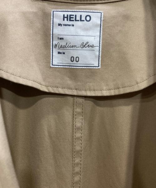 MADISON BLUE（マディソンブルー）MADISON BLUE (マディソンブルー) ロゴエンブロイダリートレンチコート ベージュ サイズ:XSの古着・服飾アイテム