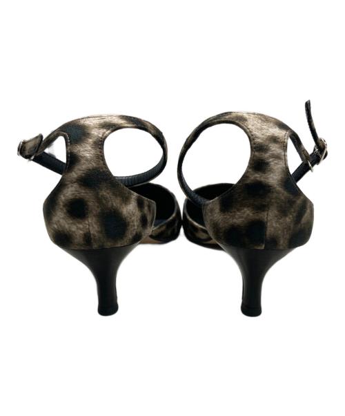 Whim Gazette（ウィムガゼット）Whim Gazette (ウィムガゼット) レオパードポインテッドパンプス ベージュ サイズ:24cmの古着・服飾アイテム