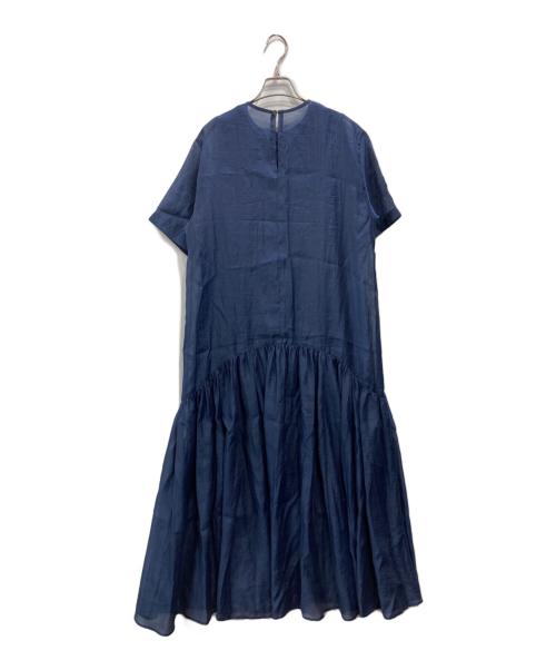 ELENDEEK（エレンディーク）ELENDEEK (エレンディーク) シアーレイヤードカットワンピース ネイビー サイズ:02の古着・服飾アイテム