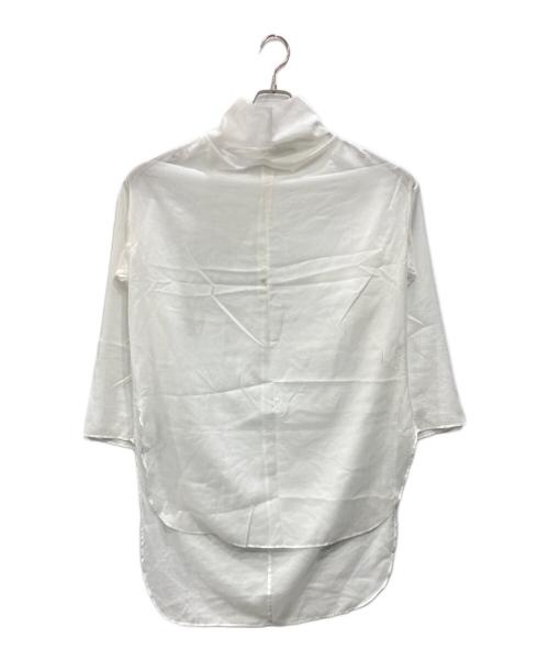 LE PHIL（ル フィル）LE PHIL (ル フィル) ハイネックシアーブラウス プルオーバー ホワイト サイズ:Fの古着・服飾アイテム