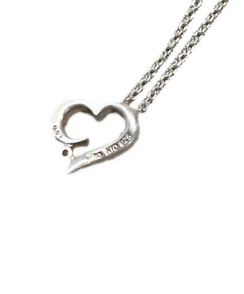 STAR JEWELRY（スタージュエリー）STAR JEWELRY (スタージュエリー) ダイヤハートムーンネックレス シルバーの古着・服飾アイテム