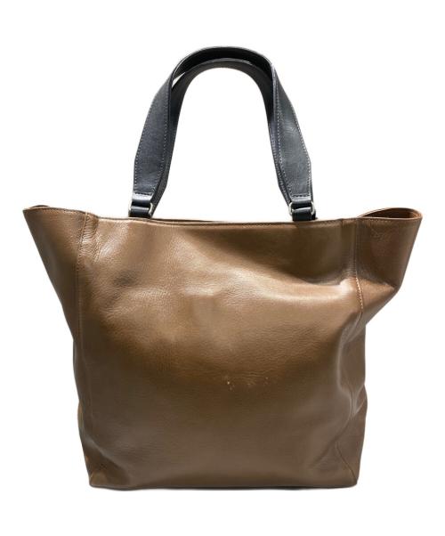 MARGARET HOWELL idea（マーガレット ハウエル アイディア）MARGARET HOWELL idea (マーガレット ハウエル アイディア) レザートートバッグ ブラウン サイズ:-の古着・服飾アイテム