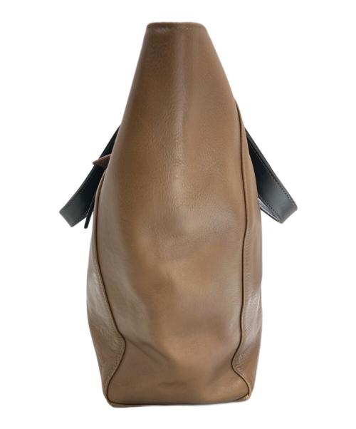 MARGARET HOWELL idea（マーガレット ハウエル アイディア）MARGARET HOWELL idea (マーガレット ハウエル アイディア) レザートートバッグ ブラウン サイズ:-の古着・服飾アイテム