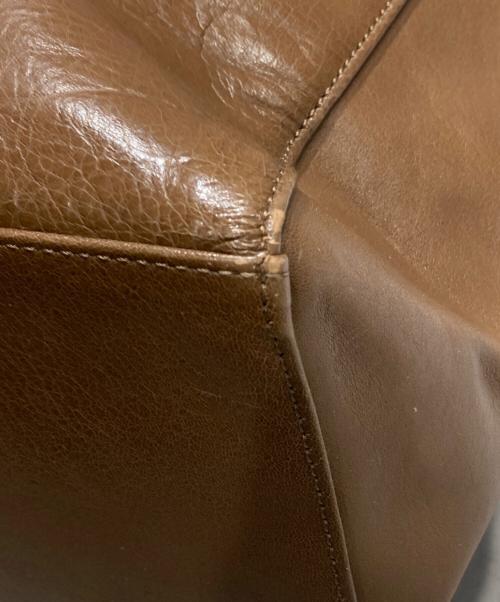 MARGARET HOWELL idea（マーガレット ハウエル アイディア）MARGARET HOWELL idea (マーガレット ハウエル アイディア) レザートートバッグ ブラウン サイズ:-の古着・服飾アイテム