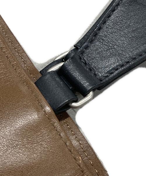 MARGARET HOWELL idea（マーガレット ハウエル アイディア）MARGARET HOWELL idea (マーガレット ハウエル アイディア) レザートートバッグ ブラウン サイズ:-の古着・服飾アイテム