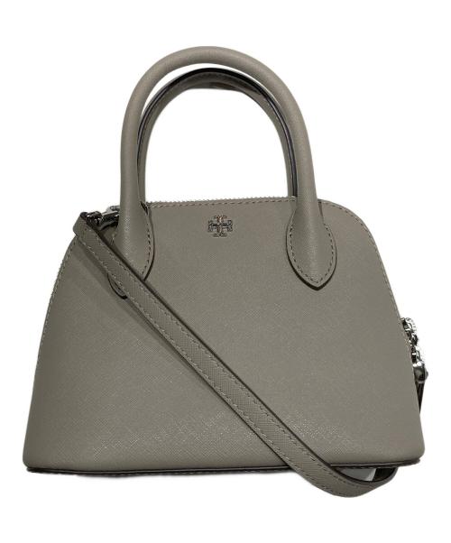 TORY BURCH（トリーバーチ）TORY BURCH (トリーバーチ) エマーソンミニドームサッチェル ベージュの古着・服飾アイテム