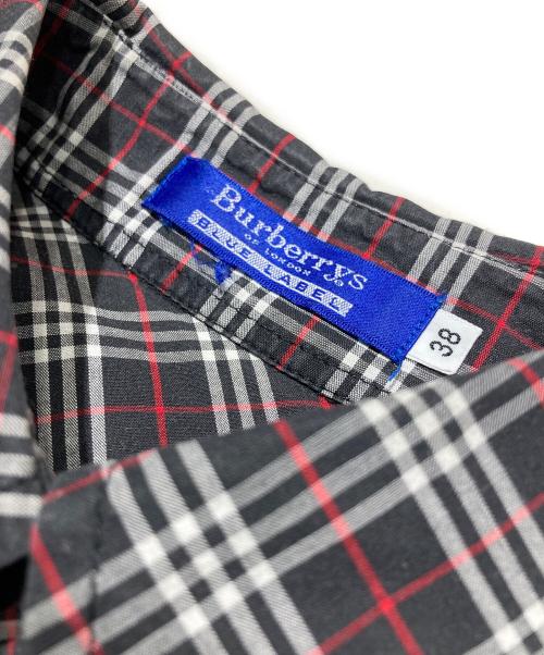BURBERRY BLUE LABEL（バーバリー ブルー レーベル）BURBERRY BLUE LABEL (バーバリー ブルー レーベル) 長袖シャツ グレー サイズ:38の古着・服飾アイテム