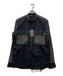 Y-3（ワイスリー）の古着「ドット切替ジャケット」｜ブラック
