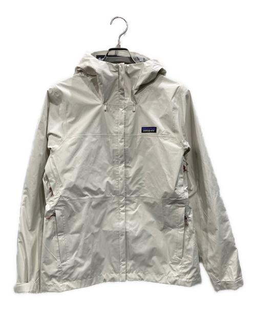 Patagonia（パタゴニア）Patagonia (パタゴニア) ウィメンズ・トレントシェル3L・レイン・ジャケット アイボリー サイズ:Mの古着・服飾アイテム