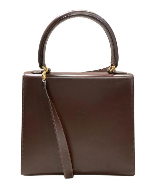 CELINE（セリーヌ）CELINE (セリーヌ) スクエアショルダーバッグ ブラウン サイズ:-の古着・服飾アイテム