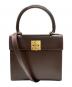 CELINE（セリーヌ）の古着「スクエアショルダーバッグ」｜ブラウン