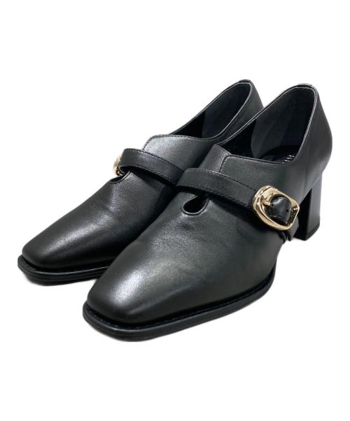 卑弥呼（ヒミコ）卑弥呼 (ヒミコ) ストラップレザーシューズ ブラック サイズ:24cmの古着・服飾アイテム