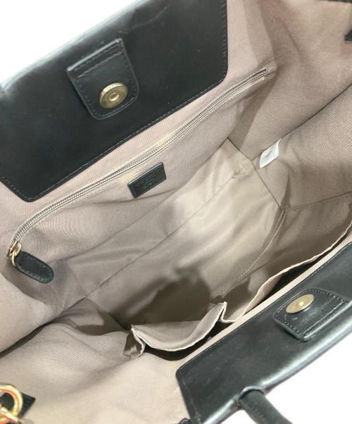 ear PAPILLONNER（イアパピヨネ）ear PAPILLONNER (イアパピヨネ) BROOKLYN CHARM (ブルックリンチャーム) 2WAYバッグ ブラックの古着・服飾アイテム