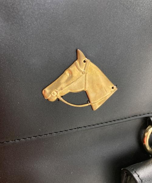 ear PAPILLONNER（イアパピヨネ）ear PAPILLONNER (イアパピヨネ) BROOKLYN CHARM (ブルックリンチャーム) 2WAYバッグ ブラックの古着・服飾アイテム