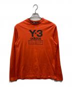 Y-3ワイスリー）の古着「STACKED LOGO LS TEE」｜レッド