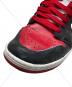 中古・古着 NIKE (ナイキ) WMNS AIR JORDAN 1 MID レッド×ブラック サイズ:27.5㎝：8000円