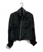 GALLARDA GALANTEガリャルダガランテ）の古着「シアーブルゾン」｜ブラック