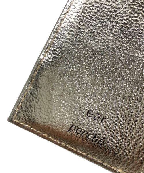 ear PAPILLONNER（イアパピヨネ）ear PAPILLONNER (イアパピヨネ) コラボ3つ折り財布 ゴールドの古着・服飾アイテム