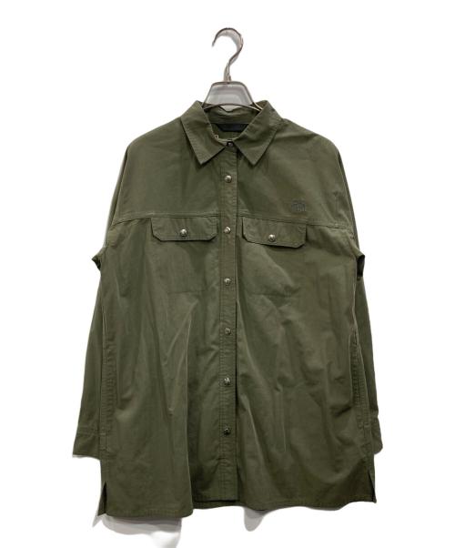 THE NORTH FACE（ザ ノース フェイス）THE NORTH FACE (ザ ノース フェイス) フライトファイヤーシャツ オリーブ サイズ:Ｍの古着・服飾アイテム