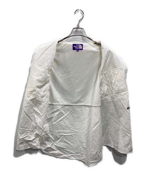 THE NORTHFACE PURPLELABEL（ザ・ノースフェイス パープルレーベル）THE NORTHFACE PURPLELABEL (ザ・ノースフェイス パープルレーベル) Button Down Field S/S Shirt（ボタンダウンフィールドエスエスシャツ） ホワイト サイズ:SIZE Sの古着・服飾アイテム
