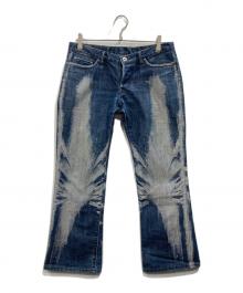 A-POC ABLE ISSEY MIYAKE（エイポック エイブル イッセイ ミヤケ）の古着「Galaxyダメージ柄デニムパンツ」｜インディゴ