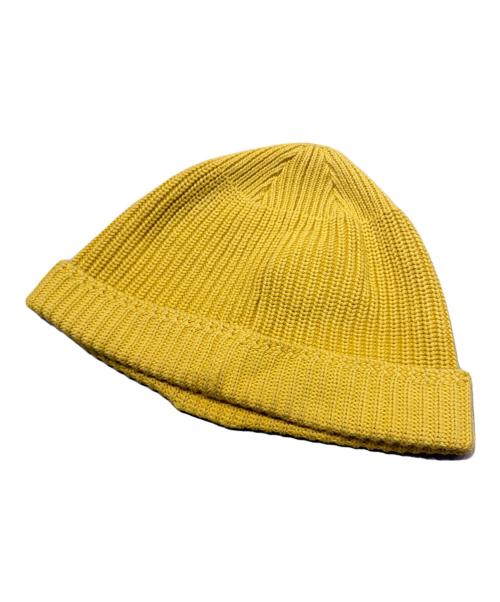 STONE ISLAND（ストーンアイランド）STONE ISLAND (ストーンアイランド) ニット帽 イエロー サイズ:Freeの古着・服飾アイテム
