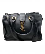 Saint Laurent Parisサンローランパリ）の古着「ベイビーカバス2WAYショルダーバッグ」｜ブラック