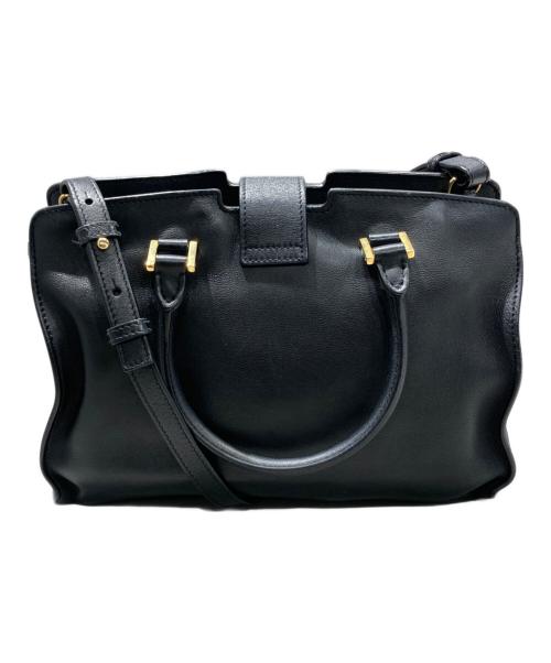 Saint Laurent Paris（サンローランパリ）Saint Laurent Paris (サンローランパリ) ベイビーカバス2WAYショルダーバッグ ブラック サイズ:-の古着・服飾アイテム