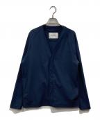 MACKINTOSH PHILOSOPHYマッキントッシュ フィロソフィー）の古着「ドライフラットストレッチシリーズ ラグランスリーブカーディガン」｜ネイビー