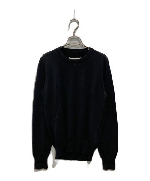 Maison Margiela（メゾンマルジェラ）Maison Margiela (メゾンマルジェラ) エルボーパッチニット ブラック サイズ:Sの古着・服飾アイテム