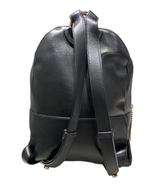 JIMMY CHOO（ジミーチュウ）JIMMY CHOO (ジミーチュウ) スタッズ付きリュック ブラック サイズ:-の古着・服飾アイテム