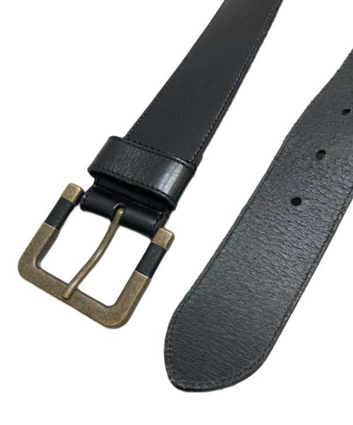 Saint Laurent Paris（サンローランパリ）Saint Laurent Paris (サンローランパリ) レザーベルト ブラック サイズ:77-87の古着・服飾アイテム