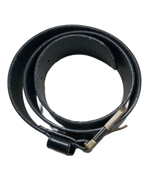 Saint Laurent Paris（サンローランパリ）Saint Laurent Paris (サンローランパリ) レザーベルト ブラック サイズ:77-87の古着・服飾アイテム