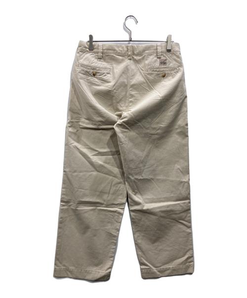 POLO RALPH LAUREN（ポロ・ラルフローレン）POLO RALPH LAUREN (ポロ・ラルフローレン) トラウザーパンツ ベージュ サイズ:76㎝(W30)の古着・服飾アイテム