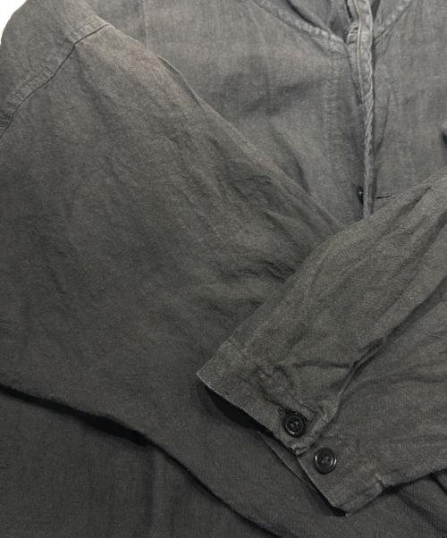 nest Robe（ネストローブ）nest Robe (ネストローブ) リネンフォークロアショートブラウス グレー サイズ:Freeの古着・服飾アイテム