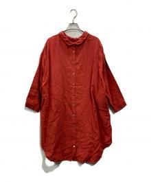nest Robe（ネストローブ）の古着「シャツワンピース」｜レッド