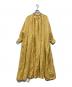 nest Robe（ネストローブ）の古着「リネンブラウスワンピース」｜イエロー