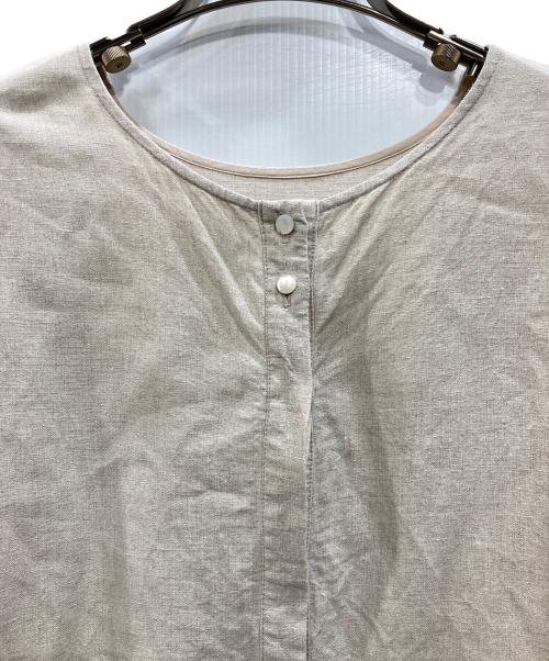 nest Robe（ネストローブ）nest Robe (ネストローブ) リネンワンピース ベージュ サイズ:Freeの古着・服飾アイテム
