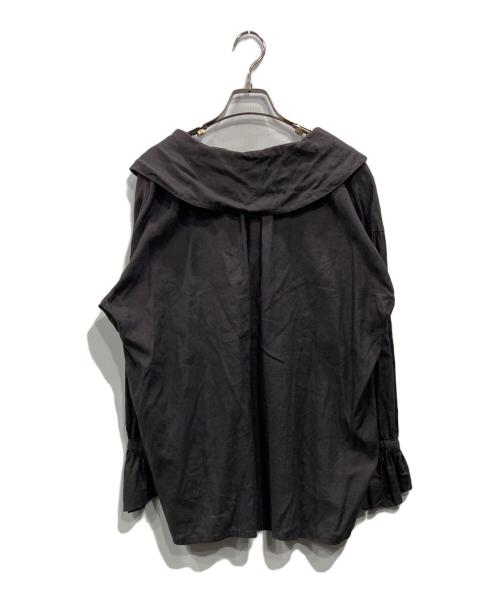 nest Robe（ネストローブ）nest Robe (ネストローブ) UpcycleLino EP blouse チャコールグレー サイズ:Freeの古着・服飾アイテム