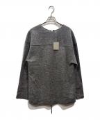 WRAPINKNOTラッピンノット）の古着「COMPRESSED WOOL PULLOVER」｜グレー