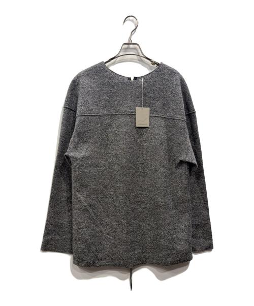 WRAPINKNOT（ラッピンノット）WRAPINKNOT (ラッピンノット) COMPRESSED WOOL PULLOVER グレーの古着・服飾アイテム