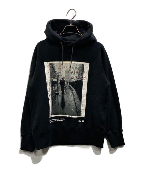 sacai（サカイ）sacai (サカイ) James Dean フーディー ブラックの古着・服飾アイテム