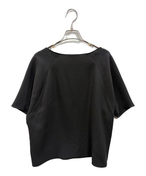 theory（セオリー）theory (セオリー) SYNTHETIC CREPE BACK RAGLAN TOP ブラック サイズ:Sの古着・服飾アイテム
