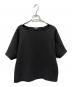 theory（セオリー）の古着「SYNTHETIC CREPE BACK RAGLAN TOP」｜ブラック